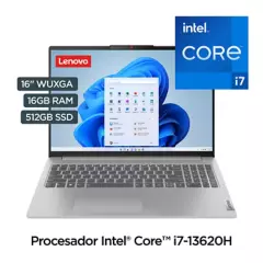 LENOVO - Laptop Lenovo Intel Core I7 16GB 512GB SSD Ideapad Slim5 13° Gen 16" Fhd