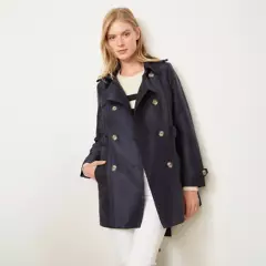 ELLE - Trench Casual Mujer Elle