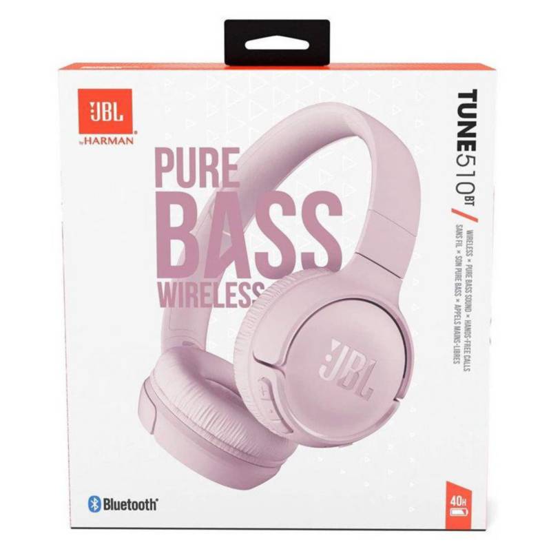 JBL Tune 510 Bt Negro/auriculares Inalámbricos Bluetooth Pure Bass