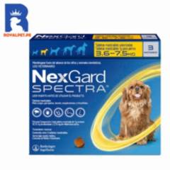 NEXGARD - Nexgard Spectra 3.6 a 7.5 kg x3 Tabletas Antipulgas Antigarrapatas