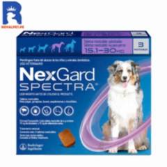 NEXGARD - Antipulgas Para Perro Nexgard Spectra 15 a 30 kg x3Tabletas