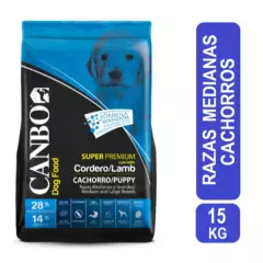 CANBO - Canbo Súper Premium Cachorro Razas Mediana y Grandes 15 Kg