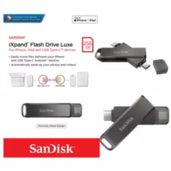 SANDISK - Sandisk iPhone Memoria USB Type C Dual 256 GB Ixpand