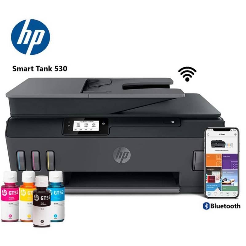 Impresora Hp Smart Tank 530 Multifuncional Adf Wifi Bt Hp 8395