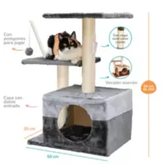 CAT OH - Rascador Para gatos - Catito Gris