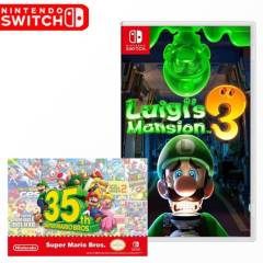 Luigi’s mansion 3 nintendo switch + poster