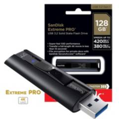 USB Extreme PRO 3.2 4K Speed 420mb/s 128gb Pendrive Sandisk