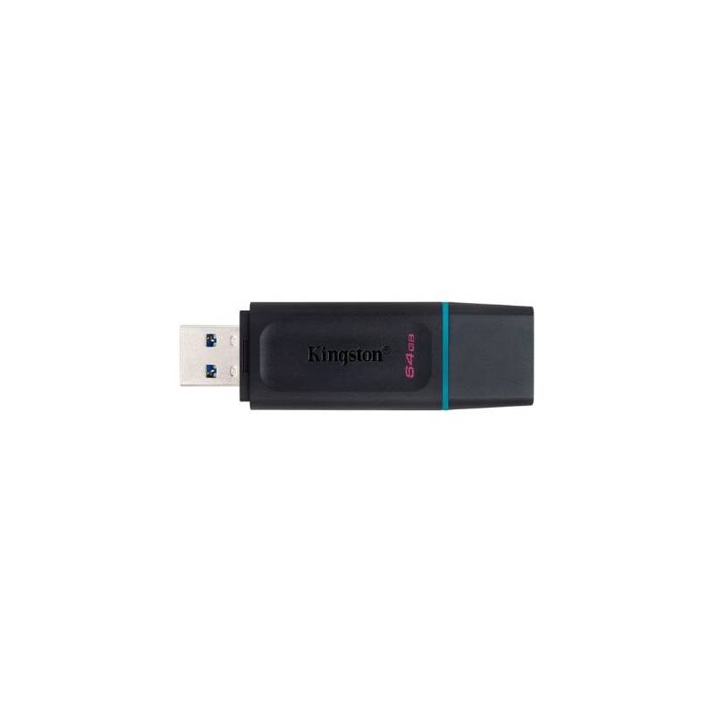 KINGSTON - Memoria USB Kingston  64GB 3.2 DataTraveler Exodia Negro