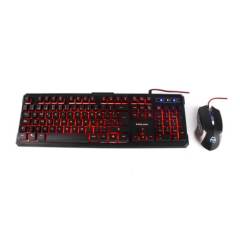 KIT GAMER TECLADO MOUSE HALION ODIN HA-515C