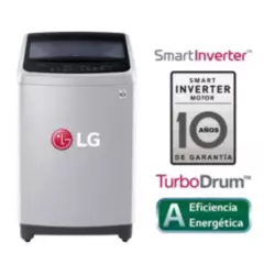 LG - LG Lavadora 13 Kg Smart Inverter con Turbo Drum TS1366NTP Gris
