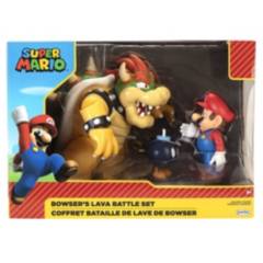 Set Batalla de Lava de Bowser vs Mario Bros