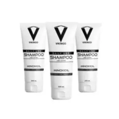 VIKINGO - 3 Shampoo con minoxidil (tratamiento x 3 meses).