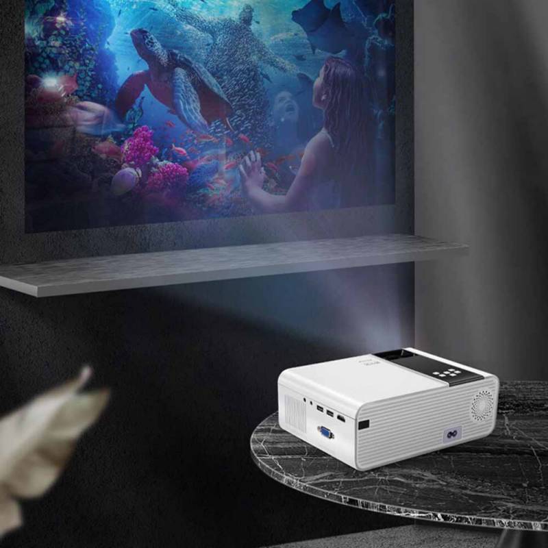 Mini Proyector Portatil Led 1080p HD 3500 Lumenes HDMI Usb Wifi Vga