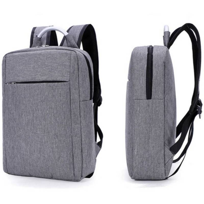 Mochila Impermeable Laptop Notebook USB BP20 Gris