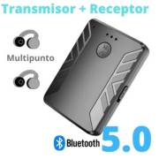 Receptor de Audio Bluetooth Logitech Multipunto 3.5 mm RCA Negro