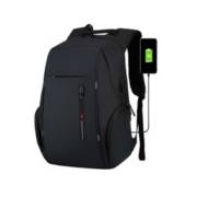 Mochila Impermeable Laptop Notebook USB BP20 Gris