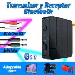 CHINA GLAZE - Transmisor Receptor Bluetooth 5.0 Inalámbrico Aux Rca 3.5mm