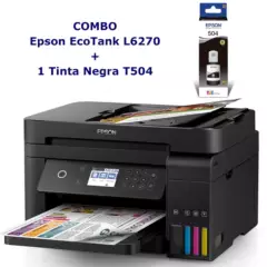 EPSON - Impresora Epson L6270 + 1 T504 negra adicional