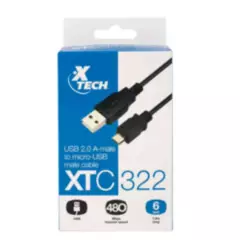 XTECH - Cable Xtech XTC-322 - USB 2.0 A Micro USB