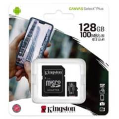 KINGSTON - Memoria MicroSD Kingston 128 Gb - Negro