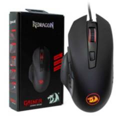 REDRAGON - Mouse Gamer Redragon RGB 6 botones 3200 Dpi Alámbrico Gainer M610
