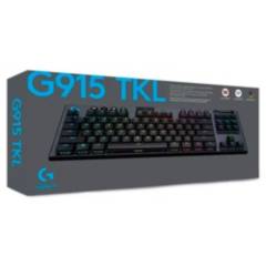 Teclado Gamer Logitech G915 TKL Lightspeed Multidispositivo - Negro