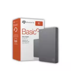 SEAGATE - Disco duro externo Seagate 1TB Basic USB 30- STJL1000400