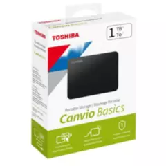 TOSHIBA - DISCO DURO EXTERNO 1 TB TOSHIBA CANVIO BASICS USB 3.0