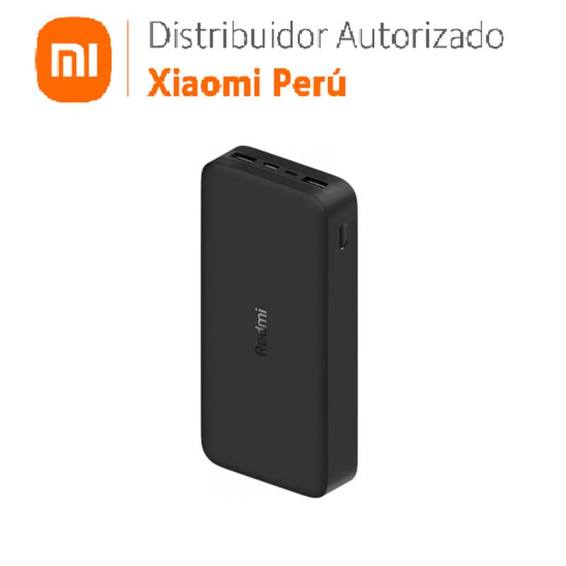 Batería externa Xiaomi 20000mAh 8W Fast Charge Power Bank Negro