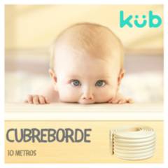 KUB - Cubreborde Bebe anti Golpes 10m Protector de Borde KUB Crema