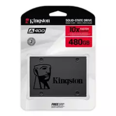 KINGSTON - Disco Duro SSD 480GB Kingston A400 2.5 Gris Oferta