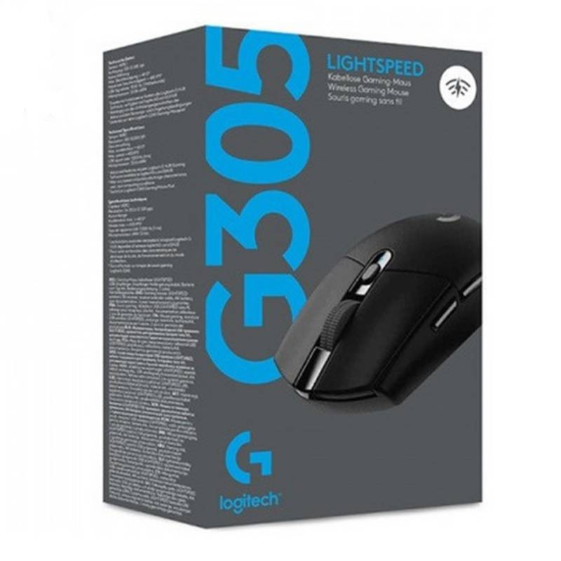 LOGITECH - Mouse Gamer Logitech G305 Wireless 1ms Sensor Hero Negro