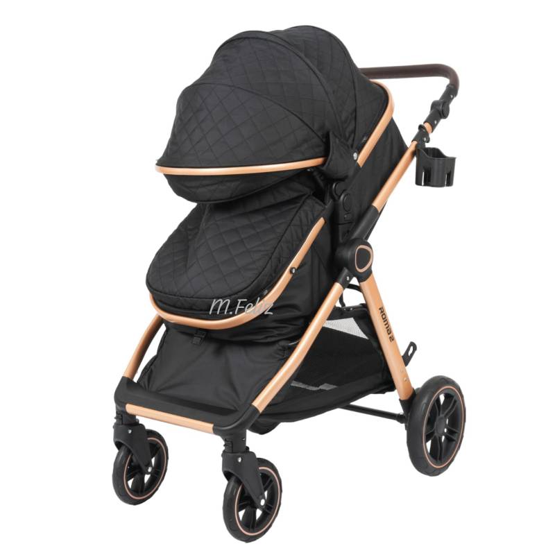 SILLA DE PASEO PARA BEBE - MODELO ALLURE 3 EN 1 NEGRO