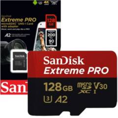 Sandisk Memoria SD Extreme Pro A2 128GB 200MB 4K GoPro
