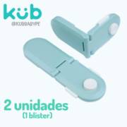 Protectores De Seguridad Cajones 4 Bebés KUB Angular Rosado KUB