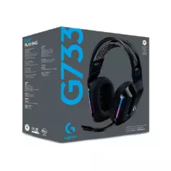 LOGITECH - Audifonos c/ Microfono Logitech Gamer G733 RGB 7.1 Blue Voice Negro