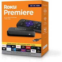 Roku Premiere Reproductor multimedia de transmisión HD/4K/HDR 3920R