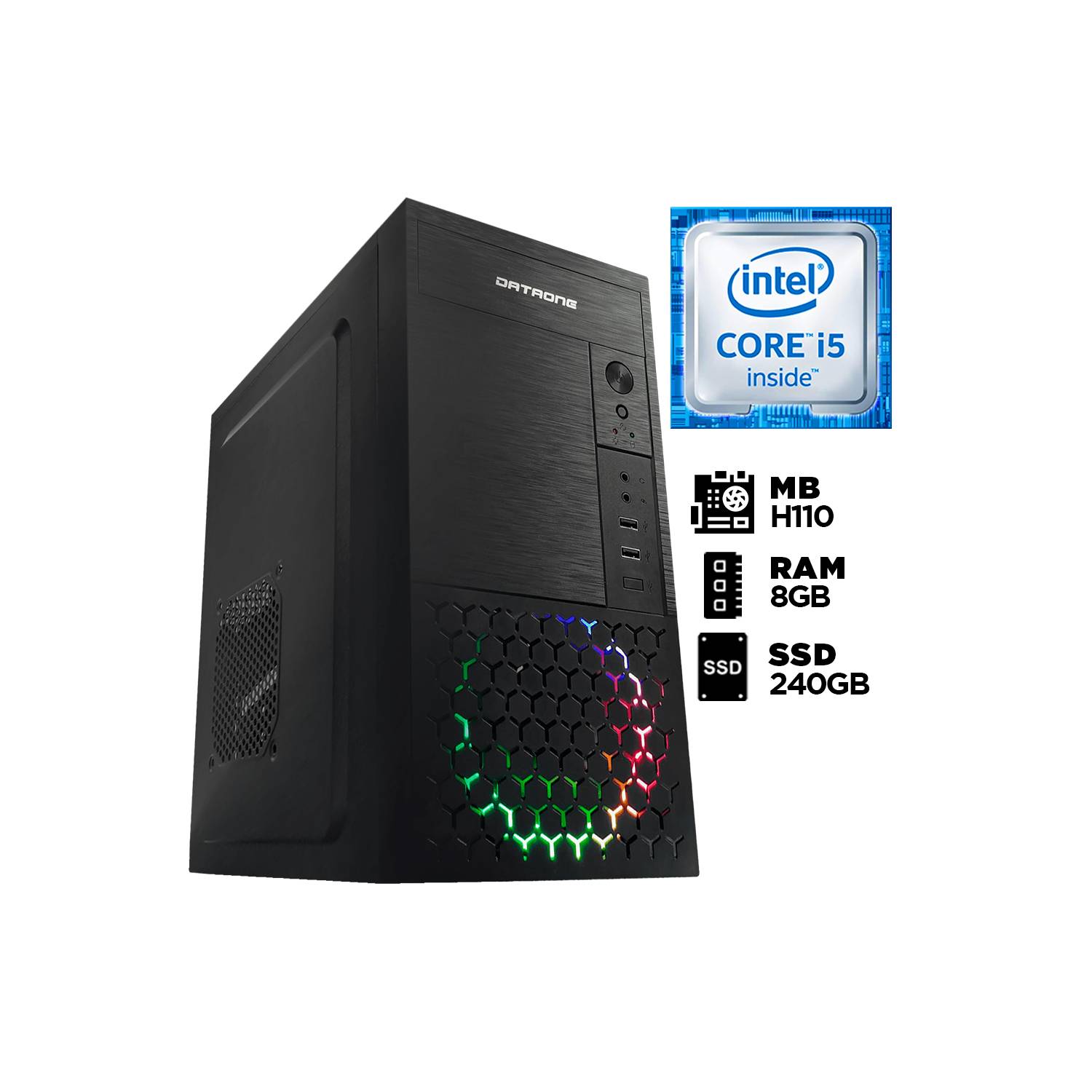 Computadora Pc Intel Core i5 6500 RAM 8GB SSD 240GB INTEL