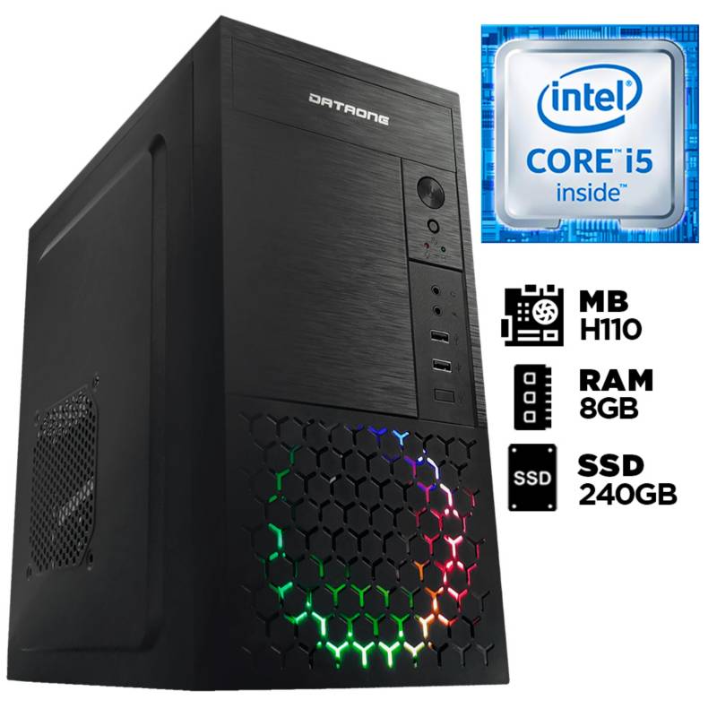 Computadora Pc Intel Core i5 6500 RAM 8GB SSD 240GB INTEL