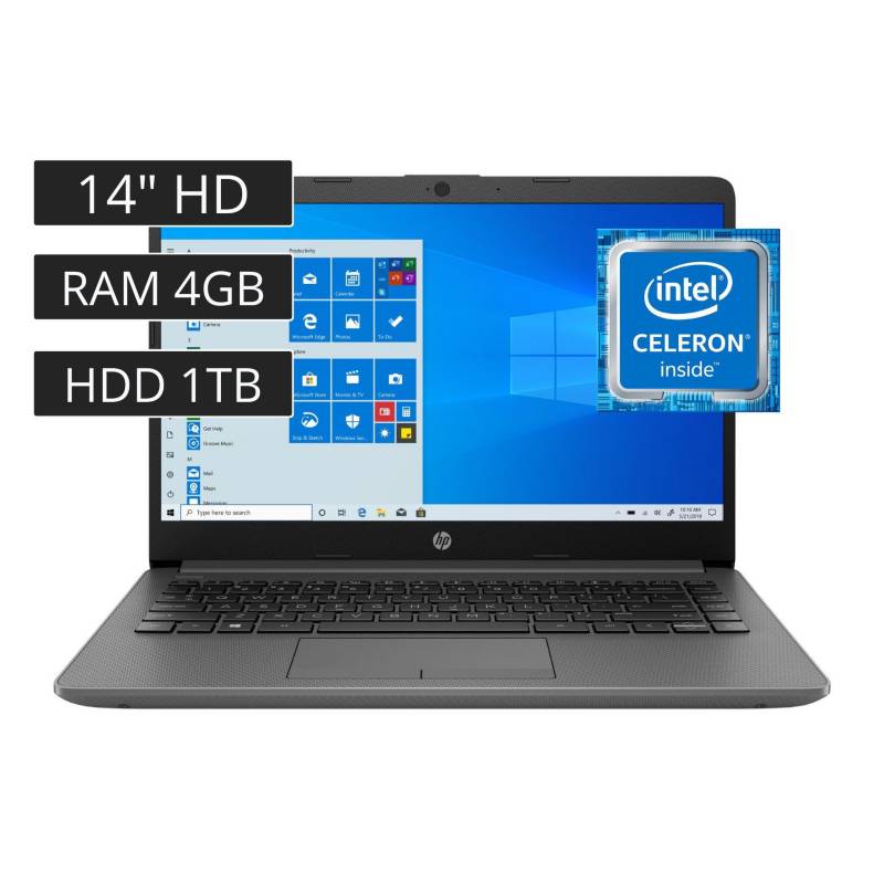 Laptop Hp 14 Intel Celeron N4020 4gb Ram 1tb Hdd 14 Cf2508la Hp 5208