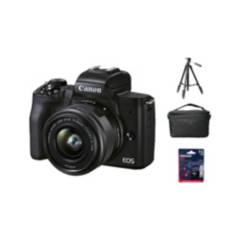 Camara Canon EOS M50 Mark II+15-45mm+Mochila+Tripode(Gratis.Mem64GB)