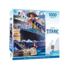 MASTERPIECES - Rompecabezas - Titanic Collage 1000Pcs Puzzle - Masterpieces