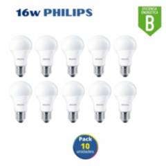 Foco led philips 16w ecohome / pack 10 unidades