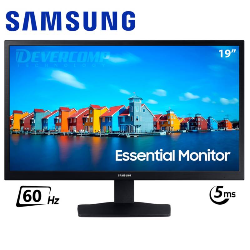 SAMSUNG - Monitor Samsung 19" HD TN, 60 Hz HDMI / VGA