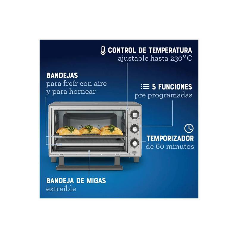 Horno de 25L con freidora de aire Oster® TSSTTVLS25 - Oster