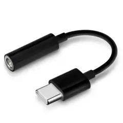 OEM - Adaptador USB Tipo C A Jack 35mm Para Audífonos Microfónos