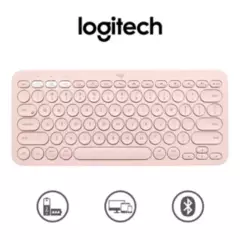 LOGITECH - Teclado Bluetooth Logitech K380 Multidispositivo Rose