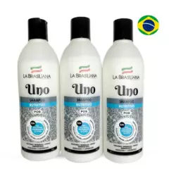 LA BRASILIANA - Shampoo Sin Sal Post Alisado POR 3 - La Brasiliana.