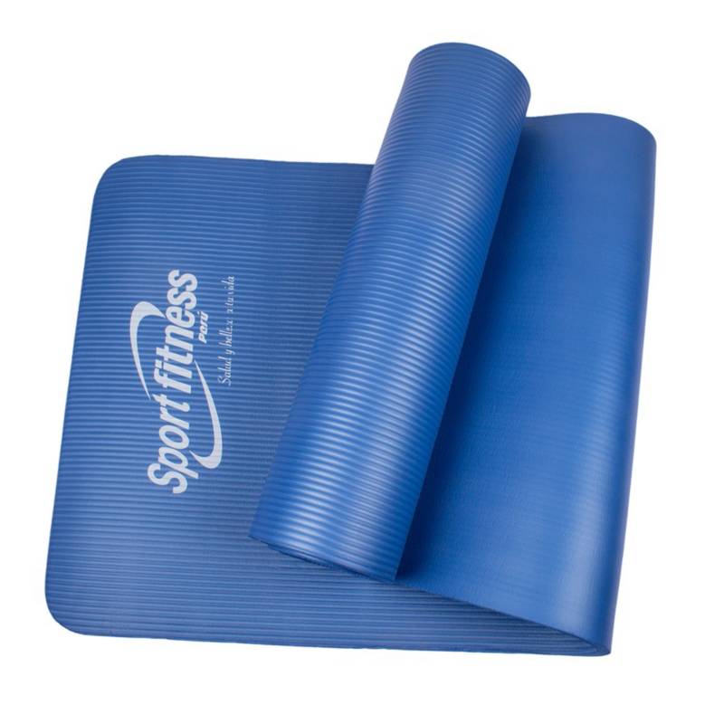 Mat 10mm Yoga Pilates Colchoneta Plegable Caucho Nbr + Bolso