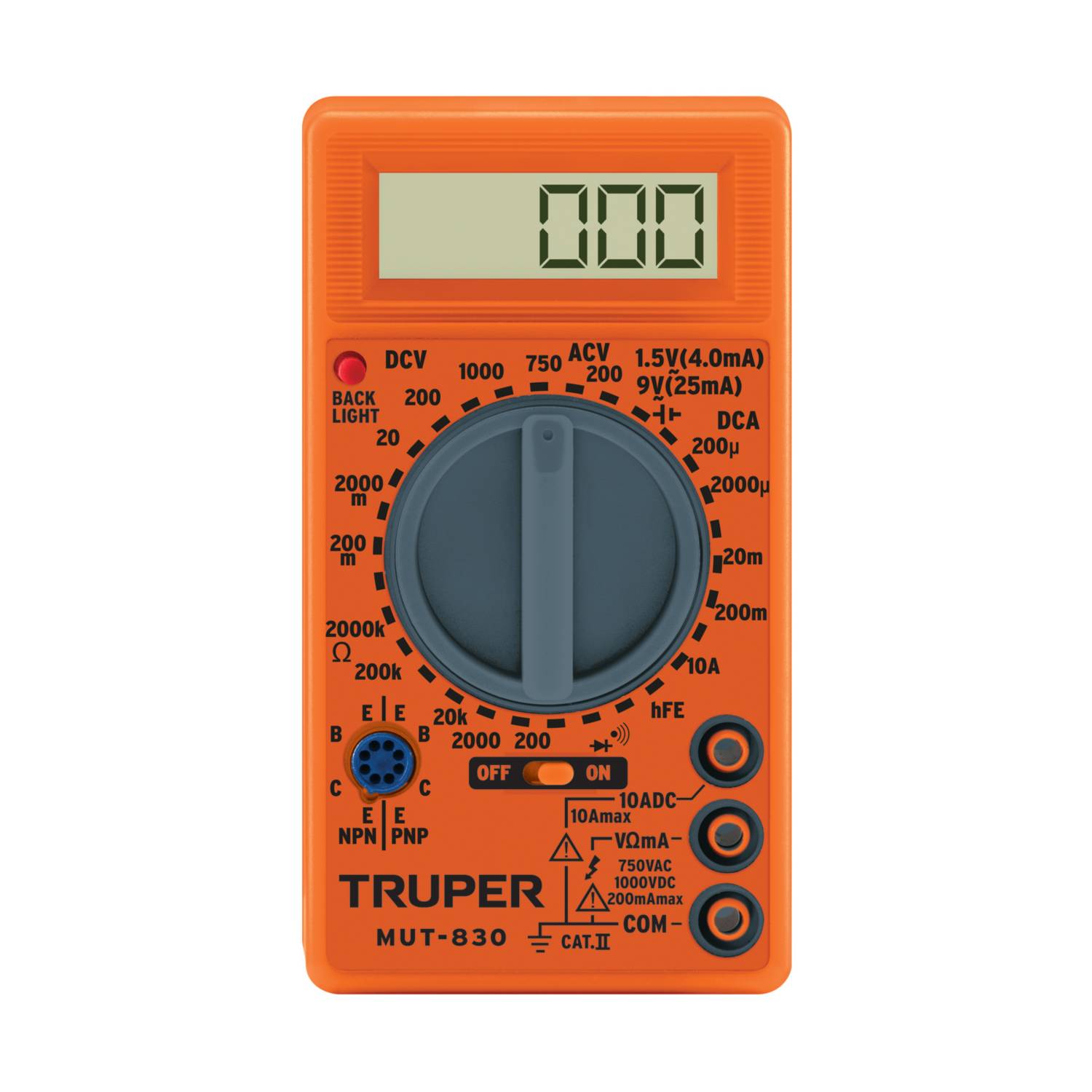Multimetro digital Polimetro Truper